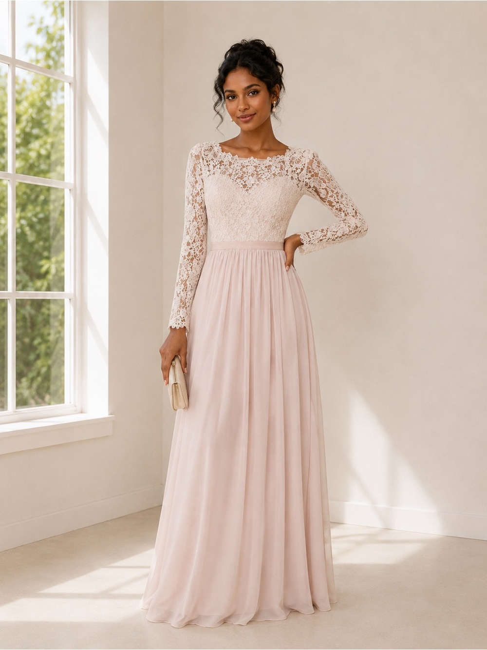 Lace wedding dress